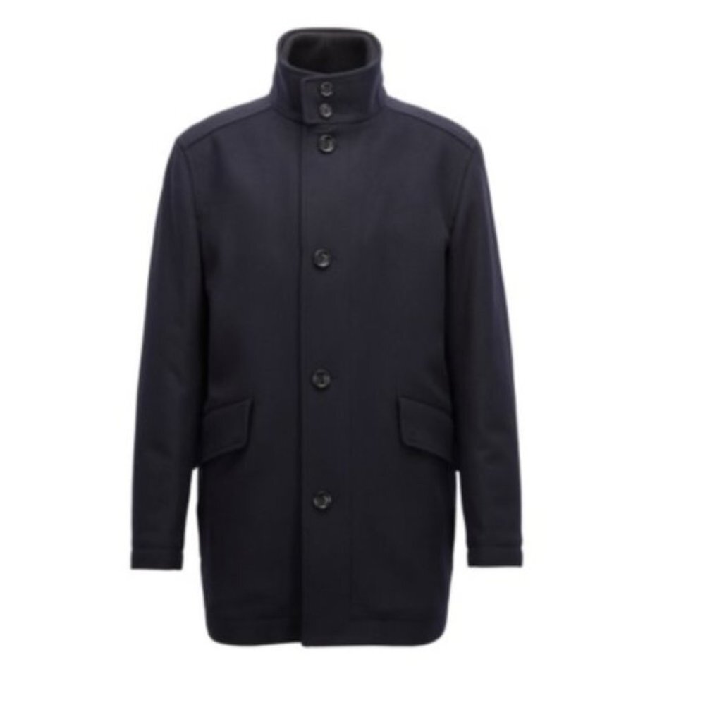 Boss Men's Relaxed-Fit Car Coat